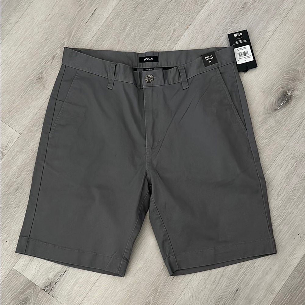 RVCA NWT Weekend Stretch Shorts in Charcoal Size 33
